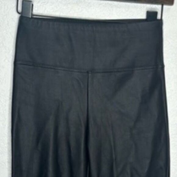 New Enza Costa Matte Vegan Leather Bootcut Legging - Black- XS Revolve - Picture 4 of 16